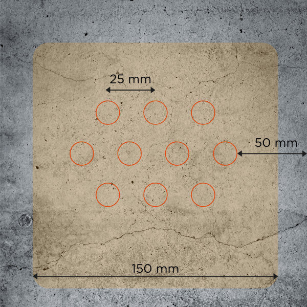 Calcular la resistencia del hormigón con un martillo de rebote