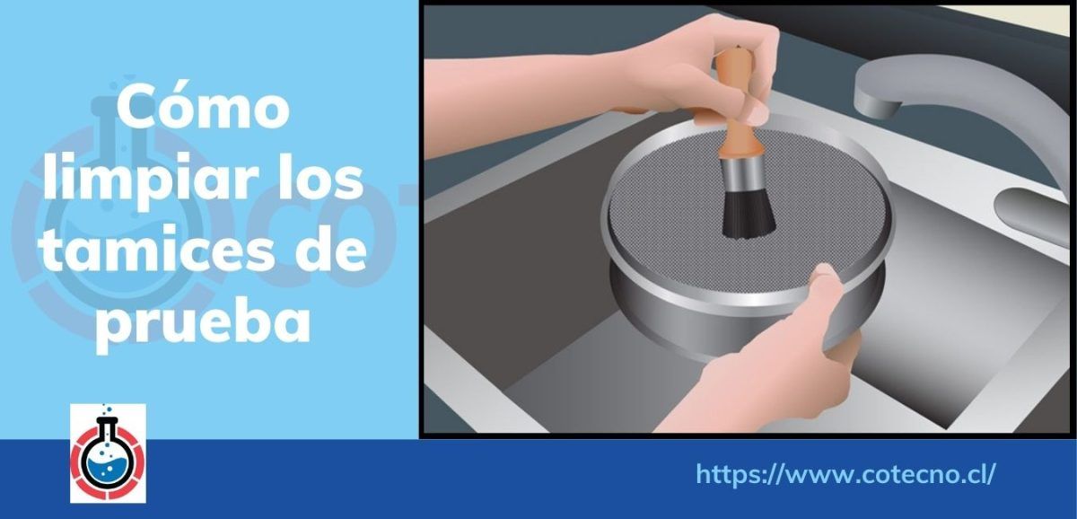 Cómo limpiar los tamices de prueba