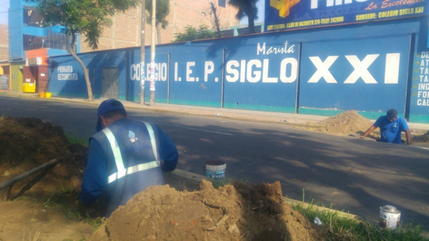 Trujillo: Detectan conexiones clandestinas de agua en un colegio particular