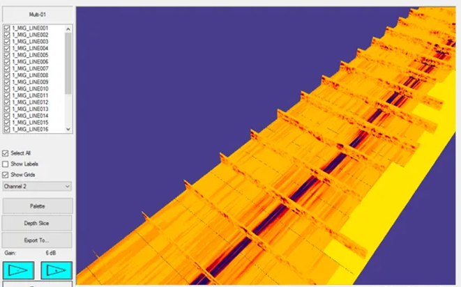 Modulo de imagen y modelado 3D para GPR imagen 4