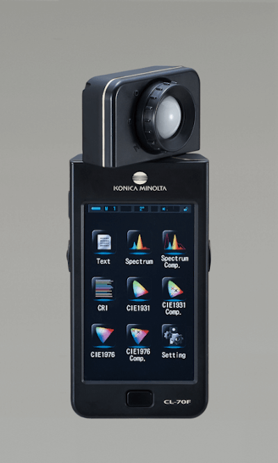 CL-70F CRI – Paquete Medidor de Iluminancia: incluye el medidor CL-70F CRI (modelo A8FG-10 - imagen 2
