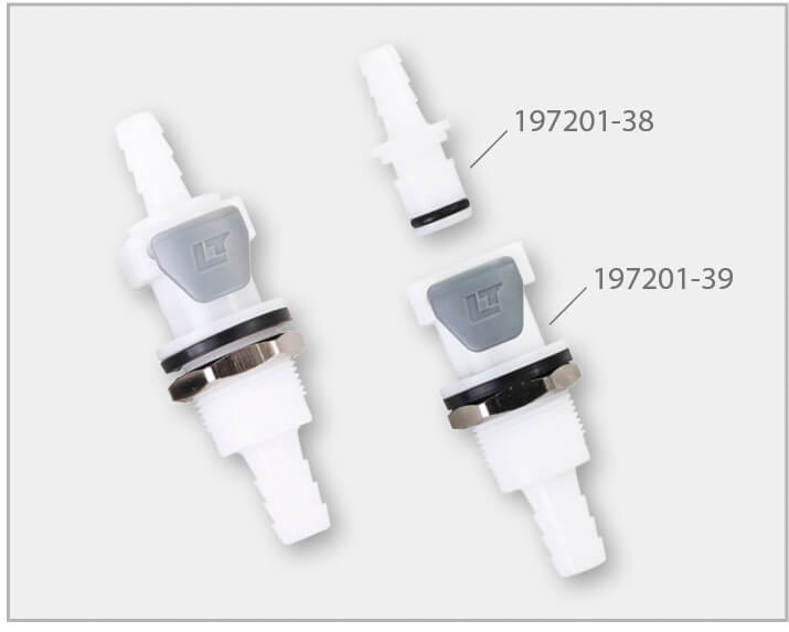Imagen complementaria 1 de Conector de acople rápido para botella de vacío de PP de 4000 mL