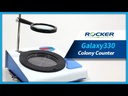 Contador de colonias Galaxy 330 - video: Contador de colonías Modelo Galaxy 330.