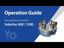 Sistema de filtración al vacío SolarVac 1201 – MB – T - video: SolarVac Rotary Filtration Manifold - Operation Guide (en inglés)