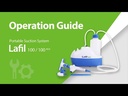 Sistema de succión portátil Lafil 100 - video: Lafil 100 Portable Suction System Setup & Operation Guide (en inglés)