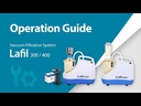 Sistema de succión portátil Lafil 300 – Plus - video: Lafil 300/ Lafil 400 Vacuum Filtration System Setup & Operation Guide (en inglés)