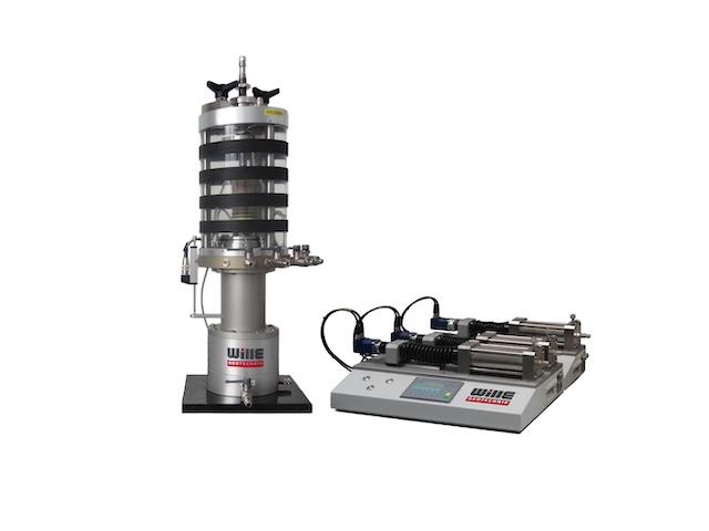 Obispo y dispositivo de prueba triaxial de Wesley