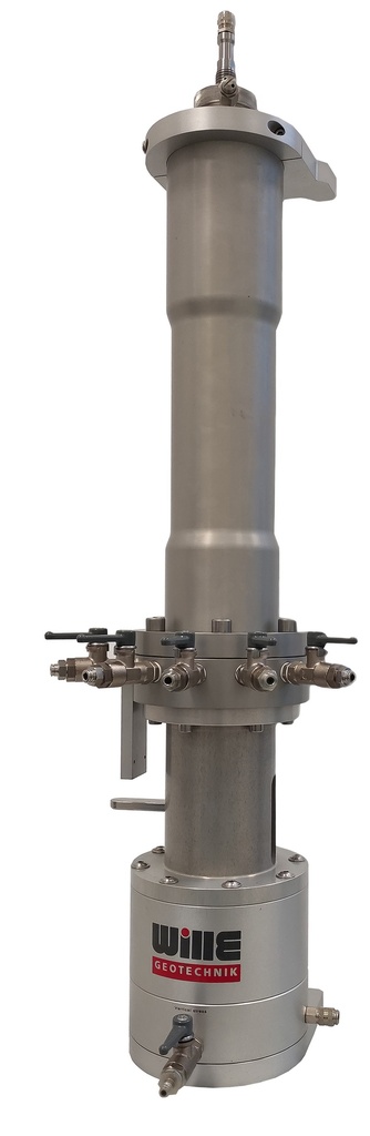 CT bishop y wesley triaxial testing device