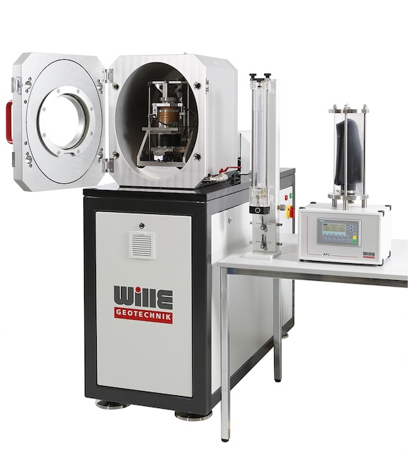 Aparato dinamico de corte simple de presion directa