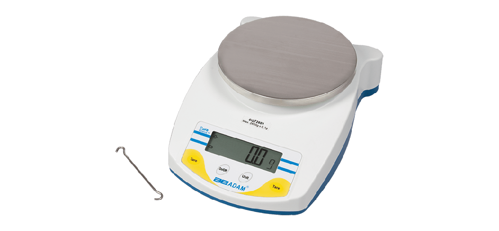 Balanza adam core CQT portatil compacto; 2600g x 0.1g 220V 50 / 60Hz, incluye estuche DURO -HB-4533A.4F - WP