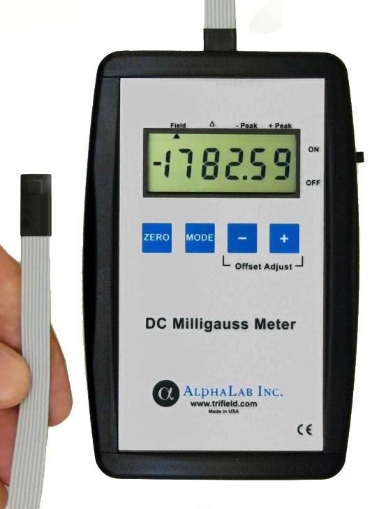 Medidor de MilliGauss DC modelo MGM - WP