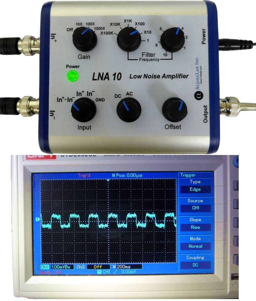 Preamplificador de osciloscopio LNA 10 - WP