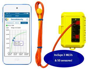 Kit inalambrico command center para madurez del hormigon - WP