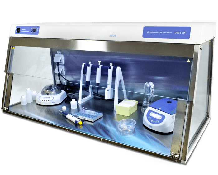 UVT-S-AR, cabina de limpieza mediante UV de adn/arn - WP