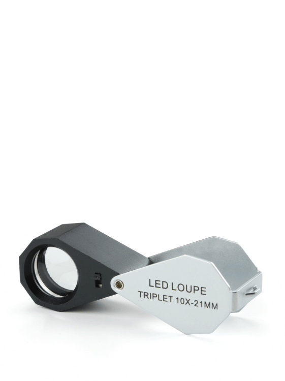 Lupas plegables con luz blanca LED para microscopios - WP