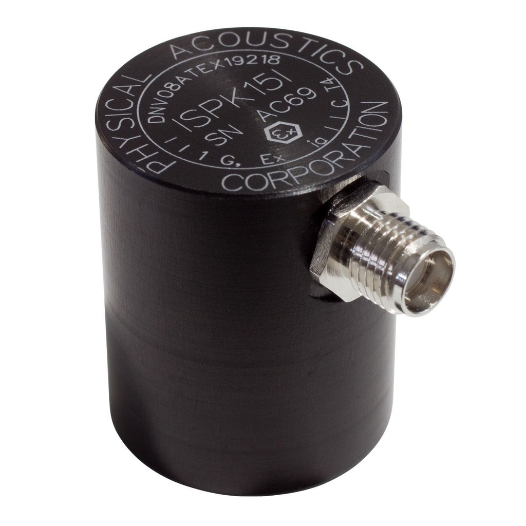 ISPK15I - sensor AE intrinsecamente seguro de 150 khz con preamplificador integral de baja potencia - WP