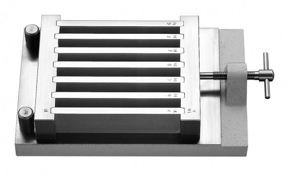 Molde de seis bandas de 10 x 40 x 160 mm con placa de niquel - WP