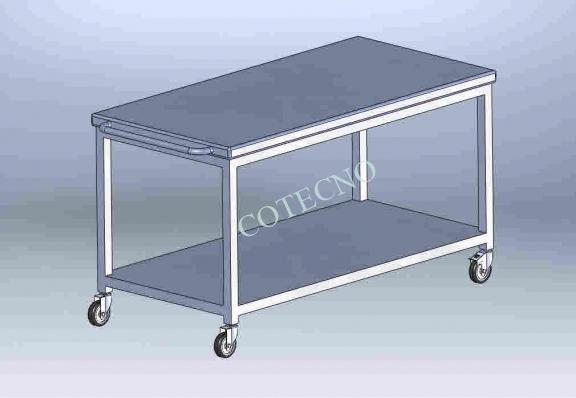 Carro de mesa de acero inoxidable - WP