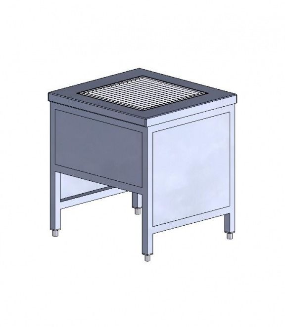 Colector movil para mesas de acero inoxidable - WP