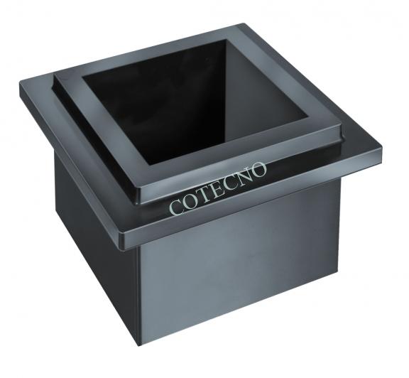 Molde plastico de cubo de 150 mm para pruebas - WP