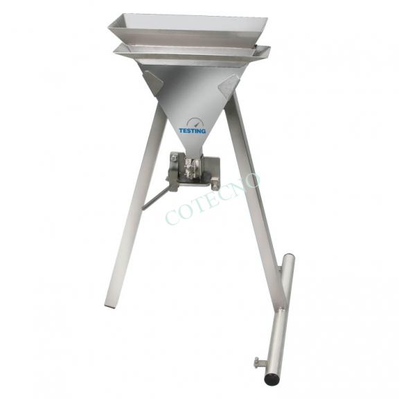 Embudo en v para pruebas de mortero - WP