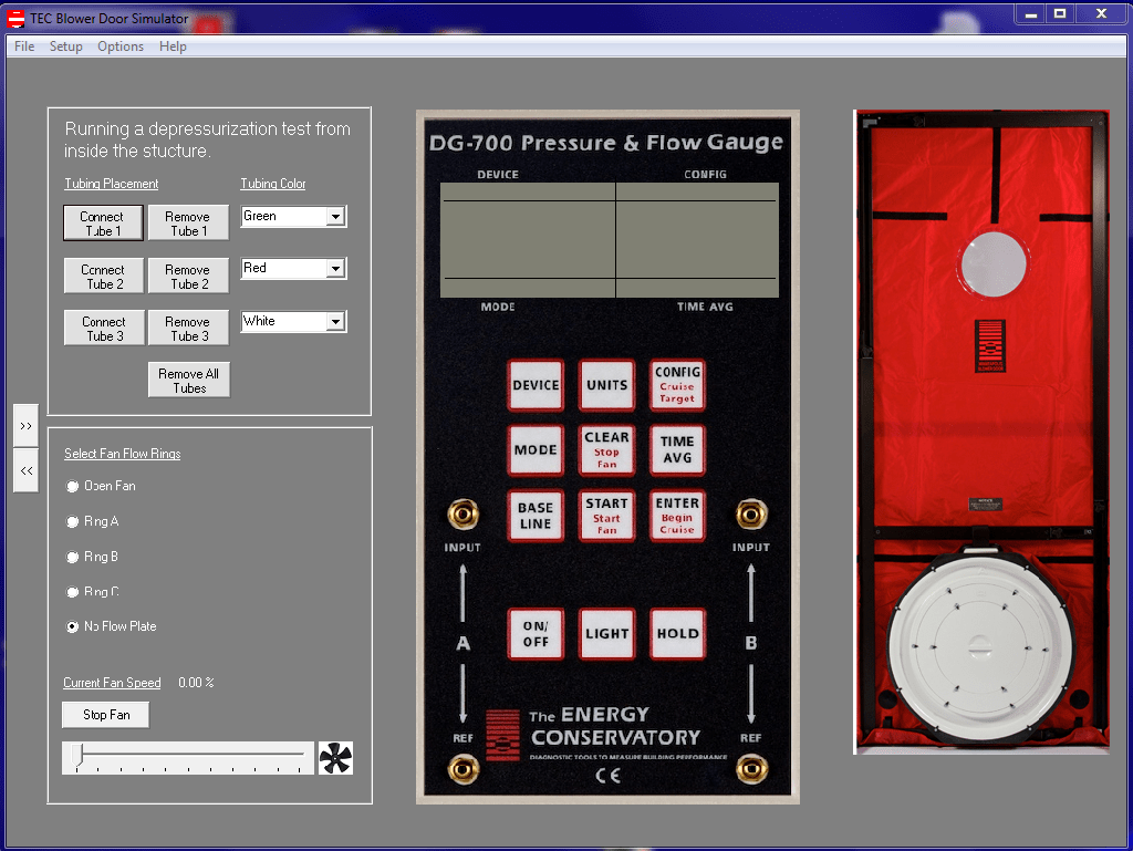 Simulador de ventilador de puerta - WP