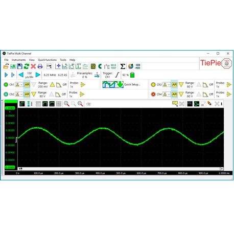 Resolucion de alta amplitud / 256 veces mas que un osciloscopio estandar - WP