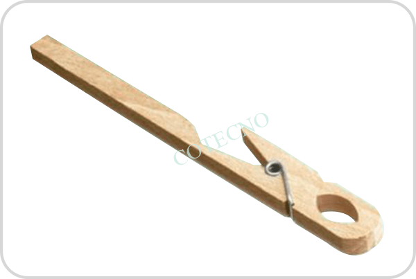 Pinza de madera para tubos hasta 25 mm diametro de largo 15 cm. - WP