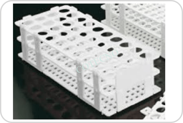 Gradilla de alambre plastificado para 50 tubos de 15-17 mm. de diametro - WP