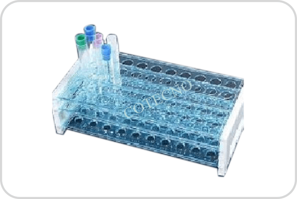 Gradilla de alambre plastificado con asas para 20 tubos de 18-21 mm. de diametro - WP