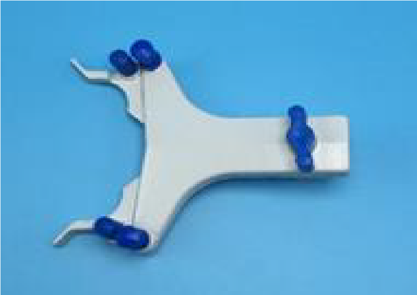 Pinza simple bureta de aluminio - WP