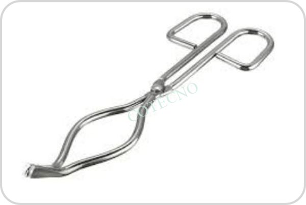 Tenaza para crisol ,20 cm. largo,acero inoxibable - WP