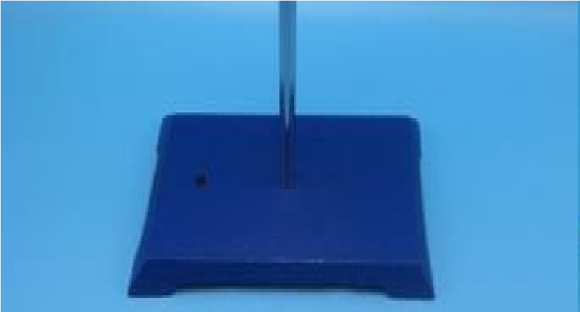 Soporte universal con base 20x14 cm y vastago 65 cm