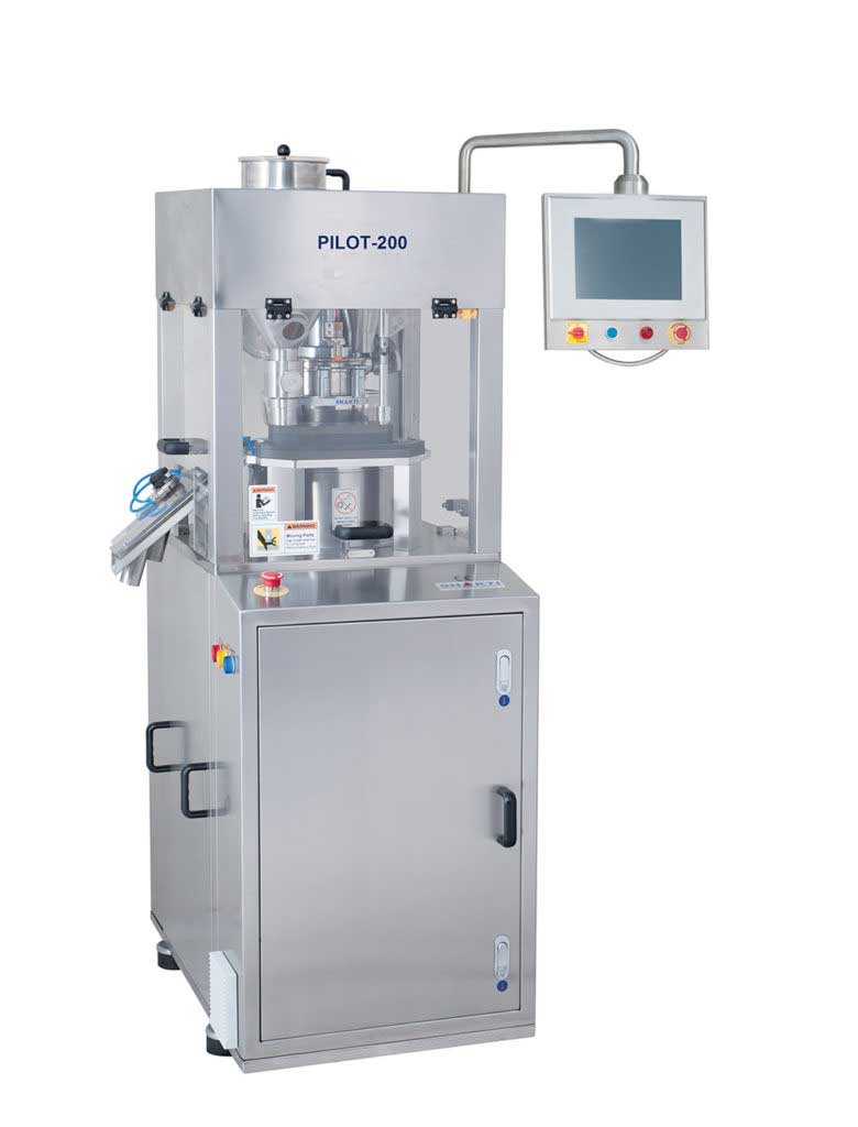 Prensa de tabletas totalmente instrumental - WP