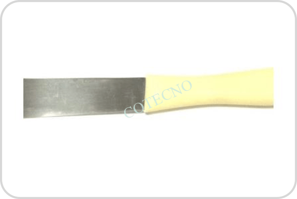 Espatula de acero inoxidable con mango de plastico - WP