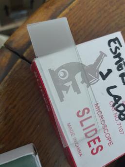 Portaobjetos de microscopio, esmerilado en un extremo en ambos lados Bell-PortObjeto07 - WP