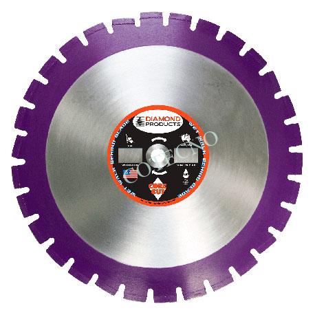 Asfalto purpura imperial / hojas de diamante de hormigon verde - WP