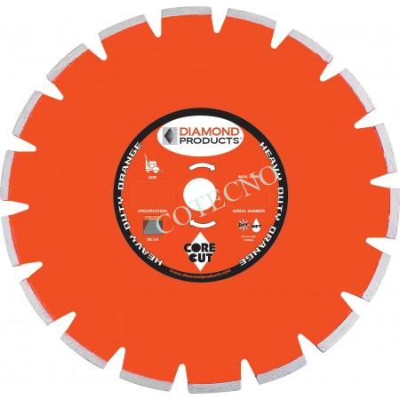 Naranja - cuchillas segmentadas para sierra de empuje en seco de trabajo pesado - WP