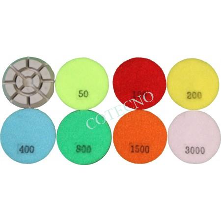 Discos premium de pulido en humedo de 3" - WP