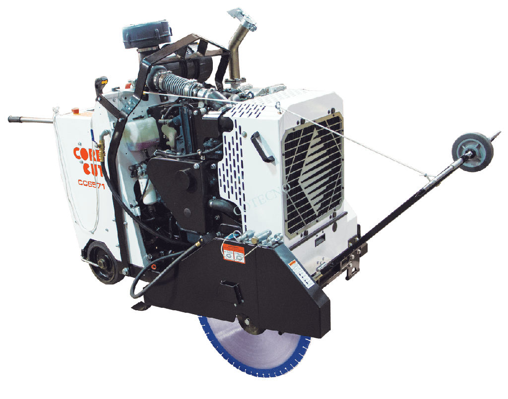 Sierra de empuje de diesel liquido enfriado CC6571D - WP