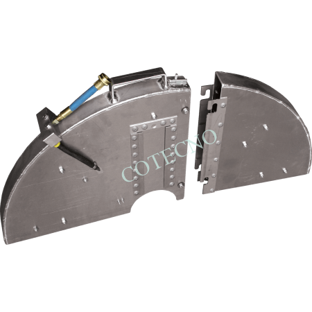 Protectores de hoja de dos piezas con tubos de agua - WP