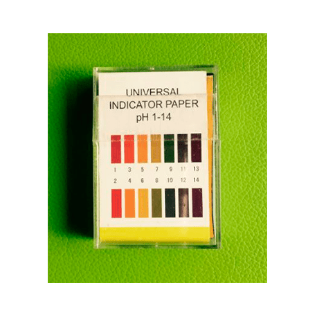 Papel indicador universal de ph 200 tiras/caja plastica - WP