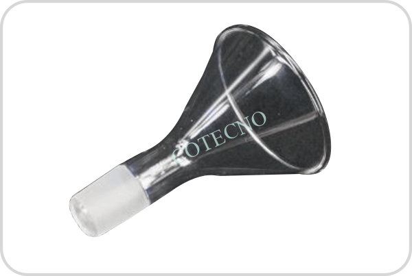 Embudo de vidrio quimico 50 mm de diametro de vidrio - WP