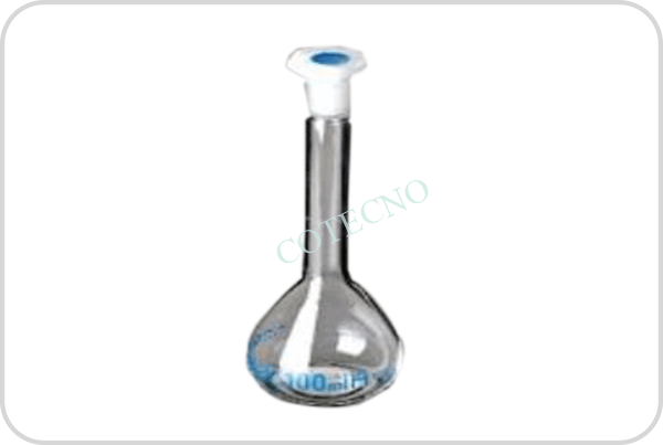 Matraz aforado clase a con tapon de plastico 100 ml - WP