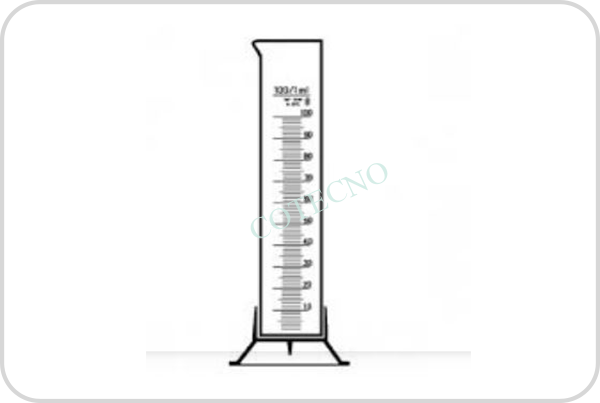 Probeta graduada 100 ml con base metalica (11-0554) - WP