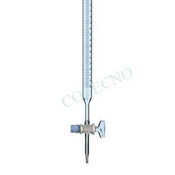 Bureta con agujero recto, llave de vidrio clase b - WP