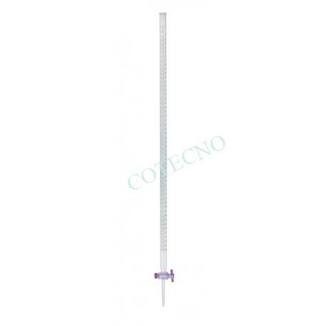 Bureta con llave de paso de PTFE recta clase b - WP