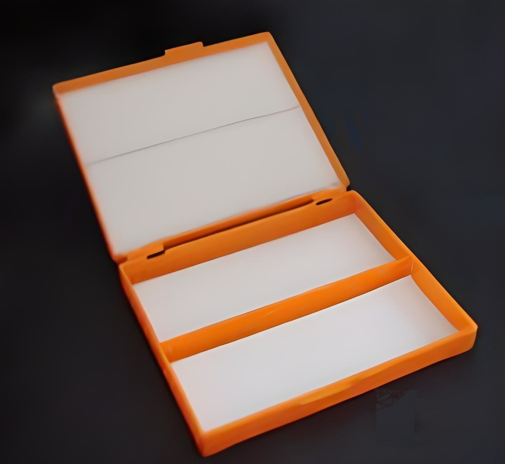 Cajas plasticas para guardar 100 portaobjetos - WP