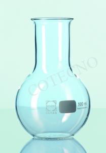 Frasco de ebullicion , cuello ancho de fondo plano con borde moldeado 50-2000ml - WP