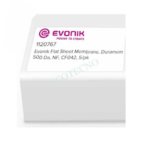 Membrana DE lamina PLANA evonik, duramem 500 DA, NF, CF042, paquete DE 5 - WP